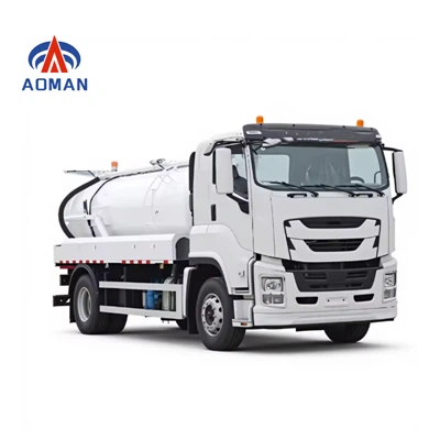 Camion d'aspiration des eaux usées sous vide